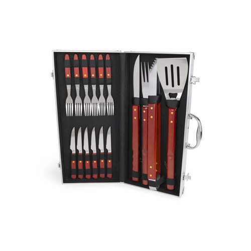 ClearAmbient 17-tlg. Grillbesteckset Farah | Wayfair.de